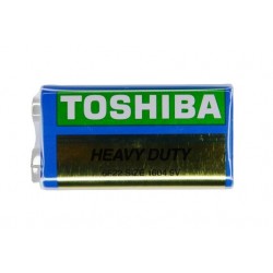 Батарейка крона, Toshiba, 6F22, 9V, сольова